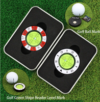 Niveau à bulle personnalisé pour lecteur de green de golf, outil de mesure de pente pour putting, logo personnalisé, vente en gros, fournisseur d'accessoires de golf OEM