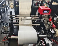 Machine de fabrication de sacs de riz en polypropylène (PP) et de sacs de courrier RT-800, informatisée par PLC et motorisée, en promotion
