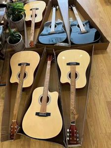 Offre Spéciale 40 pouces tilleul tilleul guitare acoustique pour débutant usine vente directe <span class=keywords><strong>pas</strong></span> <span class=keywords><strong>cher</strong></span> prix Caesar X-400C - Product Image 5