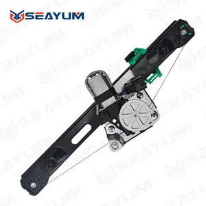 SEAYUM Regulator jendela listrik, suku cadang mobil dengan motor untuk B-MW 1-Series E87 2004-2011 51357138467 51357138468