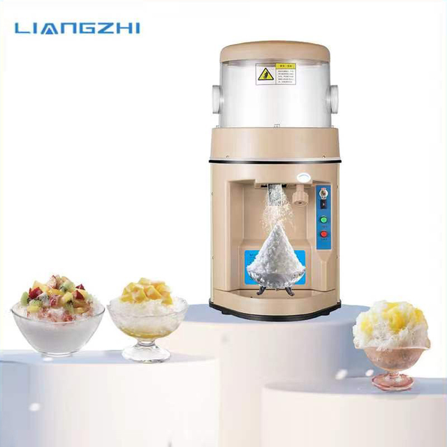 Commercial Shaved Ice Machine 8kg Home Use Ice Crusher with Compressor and Motor Core Components