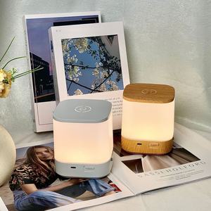 Veilleuse d'ambiance LED minimaliste moderne pour chambres à coucher, petite taille, carrée, à commande tactile, personnalisable en usine, en plastique, à piles - Product Image 1