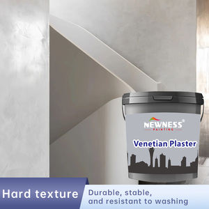 Pintura de Yeso <span class=keywords><strong>Veneciano</strong></span> B&Q, Yeso de Seda para Paredes Interiores, Revestimiento Acrílico Fácil, Pintura Líquida para Paredes <span class=keywords><strong>con</strong></span> Dióxido de Titanio - Product Image 4
