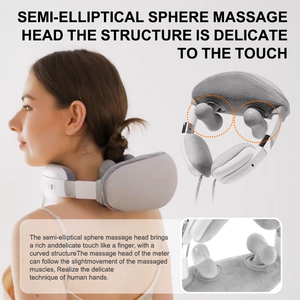 Masseur de cou ergonomique intelligent rechargeable à pétrissage profond pour soulager les douleurs au cou et aux épaules, améliorer la circulation ST-321 Rechargeable Dee - Product Image 4