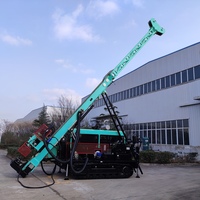 Foreuse à corde électrique innovante automatique entièrement hydraulique avec moteur pour l'exploration minérale des eaux souterraines (mobile)