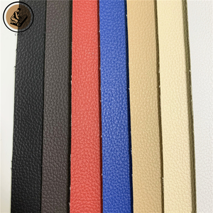 <span class=keywords><strong>Cuir</strong></span> synthétique vinyle gaufré motif litchi <span class=keywords><strong>rouge</strong></span> vif pour sièges de voiture et housses de <span class=keywords><strong>canapé</strong></span> - Product Image 3