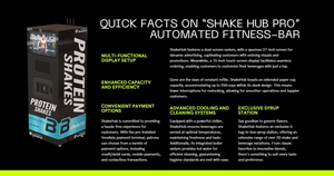 Distributeur Automatique Intelligent et Personnalisé de Shakes Protéinés pour Salle de Sport et Machine à Smoothies avec Écran Tactile pour Préparation de Protéine de Lactosérum - Product Image 3