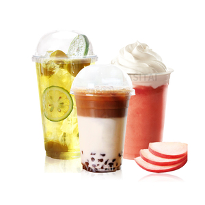 Suministro de contemporáneo beber batido hielo Crema para <span class=keywords><strong>mascotas</strong></span> inyectar de plástico taza con tapa - Product Image 5
