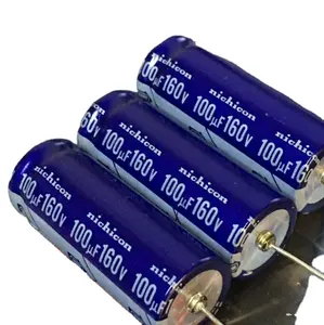 Aluminium Elektrolytische Condensator Nichicon Vx Serie 100Uf 160V Audiofiele Audio Condensatoren 16*41.5Mm