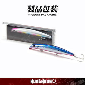 เหยื่อปลอม Hunthouse ขนาด 105 มม. น้ำหนัก 18 กรัม แบบลอยน้ำ วัสดุ ABS พลาสติก ตา 3 มิติ ลายเลเซอร์ เหมือนจริง ตีไกลพิเศษ พร้อมตะขอเบ็<span class=keywords><strong>ด</strong></span>สามทาง - Product Image 6