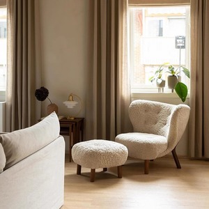 Poltrona Singola Reclinabile in Legno Stile Vintage Francese, Design Casual Color Crema per Soggiorno, Arredamento Casa Little <span class=keywords><strong>Petra</strong></span> - Product Image 4