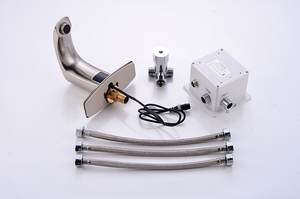 <span class=keywords><strong>Grifo</strong></span> de Lavabo Automático <span class=keywords><strong>con</strong></span> <span class=keywords><strong>Sensor</strong></span> Infrarrojo de Zinc <span class=keywords><strong>con</strong></span> Acabado en Níquel Cepillado para Baño, <span class=keywords><strong>Precio</strong></span> Más Bajo, <span class=keywords><strong>con</strong></span> Certificado CE - Product Image 3