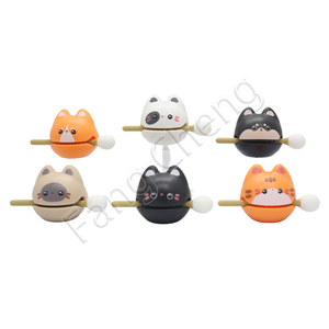 Touchez au <span class=keywords><strong>jouet</strong></span> de 12 centimètres de la petite poissonneuse en bois - Product Image 2