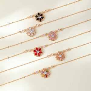 Popolare boutique sei collane di colore all'ingrosso, cubic zirconia commerciante di gioielli - Product Image 6