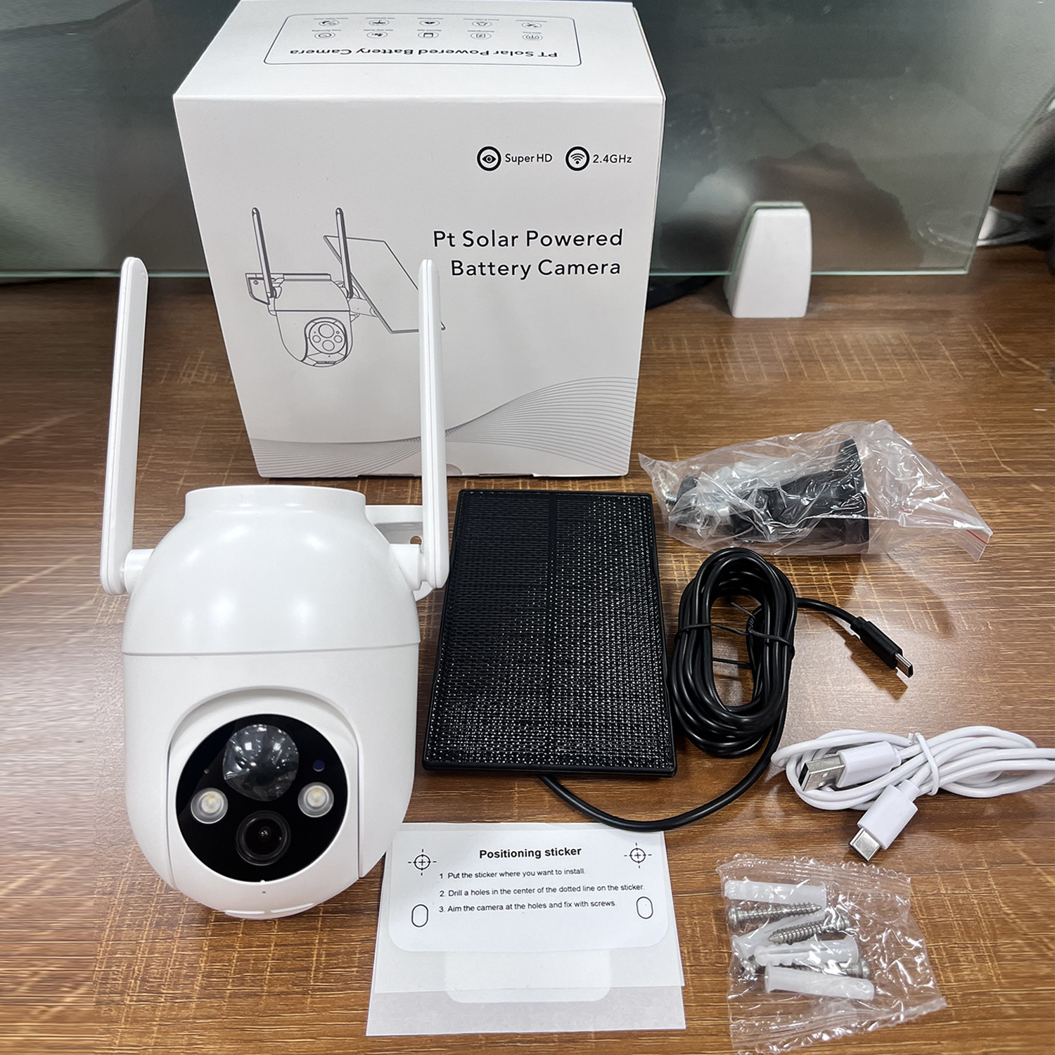 2K Outdoor CloudEdge Camera Solar Battery 360 Degree WiFi Dome Camera Wireless with Color Night Vision and Alex · image 5