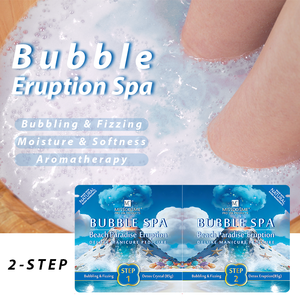 Suministro al por mayor: Nuevo set de spa desintoxicante orgánico de dos pasos con aroma intenso para pies, ideal para reparar talones secos y agrietados. - Product Image 1