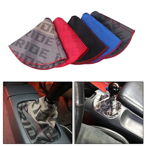 Car Modification Bride Pattern Canvas Shift <b>Boot</b> Dust <b>Cover</b>,Universal Automotive Gear Lever Dust Protection Sleeve Multi‑Colors - Product Image 1