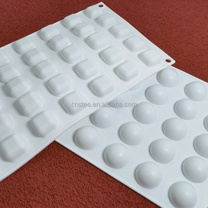 D5044 35 ızgara kare aşk köpük dondurma buz bloğu kafes Popsicle jöle çikolataları reçine kalıp silikon 3D kalıp - Product Image 6