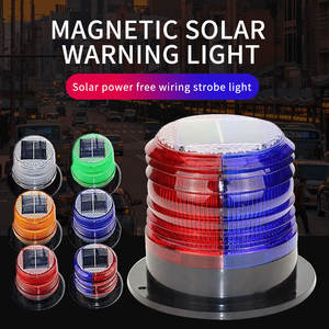 Luz de advertencia solar para <span class=keywords><strong>coche</strong></span>, baliza estroboscópica con ventosa magnética fuerte al por mayor - Product Image 2