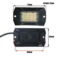 Haute qualité 12V 35 LED pur blanc roche lumières ambiant nouvel état camion SUV route remorques rénovation pour Hummer accessoires
