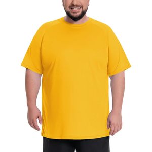 FOXA Mens Big Tall Swim Shirt UPF50+ Short Sleeve Rash Guard Sun Protection Quick Dry Fishing T-Shirt 2XL 8XL - Product Image 1