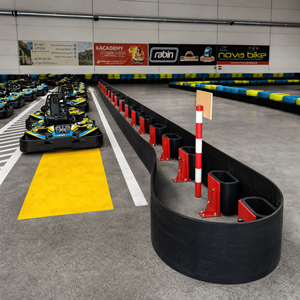 Solution clé en main pour la conception de piste de course, construction de piste de <span class=keywords><strong>karting</strong></span> à double niveau pour aire de jeux commerciale - Product Image 3