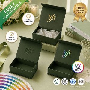 CRD Magnetic Gift <b>Box</b> Custom Logo Rigid Magnetic Closure <b>Box</b> with UV Coating and Embossing Sponge Lining for <b>Hats</b> & Large Items - Product Image 4