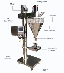 Machine de remplissage de toner d'épices de détergent en poudre semi-automatique - Product Image 4