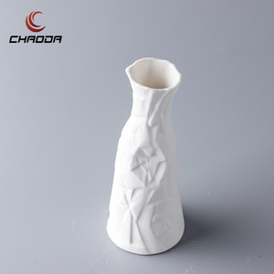 CHAODA Virous di design In <span class=keywords><strong>Ceramica</strong></span> Vaso di Fiore Piccolo Moderna Porcellana Bianca Vaso di <span class=keywords><strong>Ceramica</strong></span> per Hotel e ristorante - Product Image 1