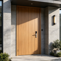 Porte extérieure en bois d'orme écologique personnalisée pour maison, appartement, hôtel et chambre - Isolation phonique - Autre porte