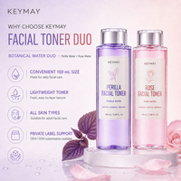 Ensemble de Toniques Liquides Botaniques pour le Visage : Perilla, Rose, Collagène – Éclaircissant, Hydratant, Adoucissant – Soin de Luxe Formule Personnalisée
