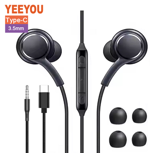 Audífonos Intrauditivos con Cable Tipo <span class=keywords><strong>C</strong></span> al por Mayor, con Micrófono y Control de Volumen para Samsung Note 10 S20 S21 S22 <span class=keywords><strong>AKG</strong></span>, Auriculares <span class=keywords><strong>USB</strong></span> <span class=keywords><strong>C</strong></span> - Product Image 1