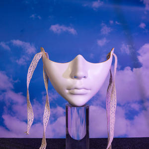 Baige หน้ากากฮาโลวีนผู้ใหญ่สำหรับผู้หญิงอุปกรณ์เสริมความงามหน้ากากครึ่งหน้าแบบกลไกโบราณ - Product Image 6