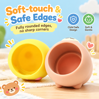 Couvercle de pot en silicone à marque privée, motif animal de dessin animé coloré, pour conteneur de médicaments pour enfants, couvercle de bouteille de rangement pour collations