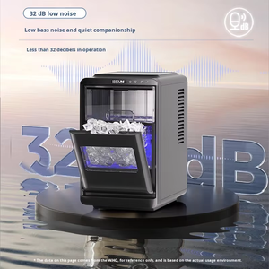 Máquina <span class=keywords><strong>de</strong></span> <span class=keywords><strong>Hielo</strong></span> Eléctrica Crescent, Doméstica y Comercial, Totalmente Automática, para Cubos <span class=keywords><strong>de</strong></span> <span class=keywords><strong>Hielo</strong></span> Sólidos, Capacidad <span class=keywords><strong>de</strong></span> 1.8L, Apta para Autocaravanas - Product Image 3