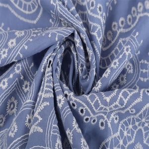 Tissu brodé plat ajouré en coton peigné 100% doux, style vintage populaire Ins TikTok, pour chemisiers et robes de bébé - Product Image 3