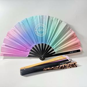 Large Bamboo Fans Handmade Chinese Fans for Holiday Costumes Rave Fan - Product Image 4