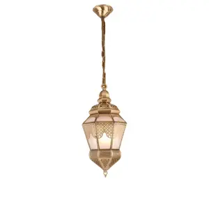 现代欧式室内照明铜吊灯东南亚阿拉伯穆斯林复古风格铜吊灯