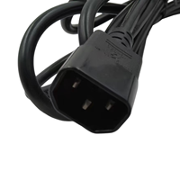 Multiprise 6 prises mâles IEC C14, 10A 250V, robuste, câble H05VV-F 3G1.25mm², pour rack de serveur et onduleur