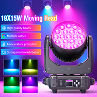 U`King 19X15W RGBW 4IN1 Wash Zoom Effekt Bühnenlicht DMX512 LED 19 Stück 15W Beam Strobe Wash Moving Head Licht