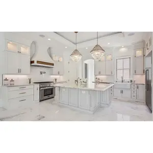 Pre Assembled White Kitchen Cabinet Shaker With Islands Cabinets Design For Modern Kitchen
