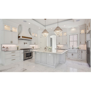 Pre Assembled White Kitchen Cabinet Shaker With Islands Cabinets Design For Modern Kitchen