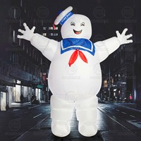 Airblown Marshmallow Man Ghostbusters Stay Puft Marshmallow Man Gonflable Halloween Yard Décoration