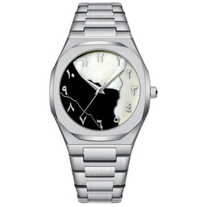 Simple Arabic Numerals Watch for Men and Women, commuter Casual Style, High-definition <b>Scale</b> Large Dial Watch - Product Image 5