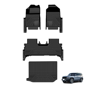 KQD Factory Tapis de sol et de coffre de voiture tous temps anti-poussière et facile à laver pour Jetour Dashing T2 - Product Image 1