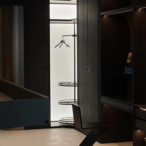 BNITM Villa <span class=keywords><strong>Maison</strong></span> Personnalisée design moderne de luxe en acier inoxydable dressing placard <span class=keywords><strong>Armoire</strong></span> - Product Image 6