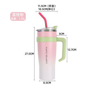 Termo de Acero Inoxidable de 40 oz con Agarre Manual, Portátil, Personalizado, con Aislamiento Térmico de 6 a 12 Horas, Vaso para Agua - Product Image 3