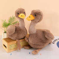 Peluche d'autruche mignonne en gros, jouet en peluche émeu à long cou, anti-stress pour collectionneurs d'oiseaux, souvenir d'Australie