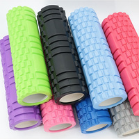 Rodillos de Espuma para Yoga de Alta Calidad, Antideslizantes, Duraderos, con Eje Hueco, Firmeza Media, Logotipo Personalizado, Masaje Muscular, Gran Venta