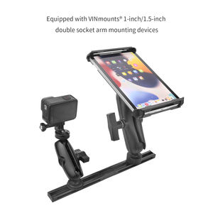 VINmounts Modular Rail Mount System – DIY Nylon L <b>Track</b>, Multi-Surface Install, Fits 1” & 1.5” <b>Ball</b> Mount Rails - Product Image 4